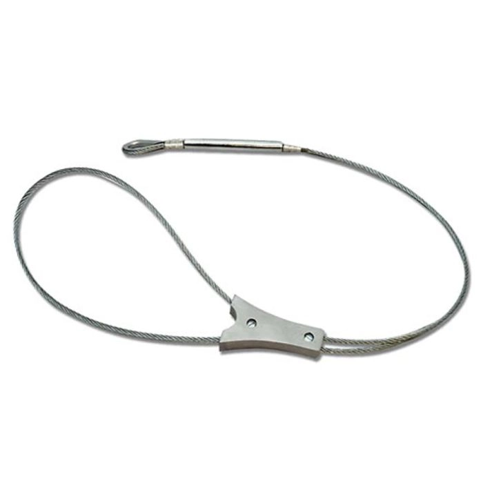 steel cable calf snare with sliding yoke