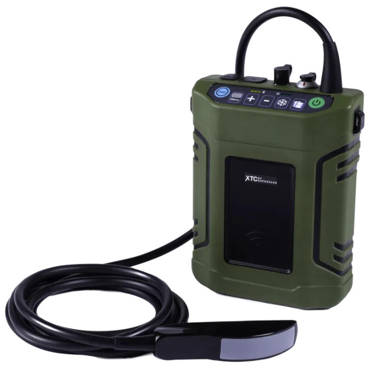 portable cattle pregnancy ultrasound scanner with rectal probe