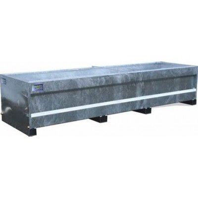2500 litre galvanized livestock water trough