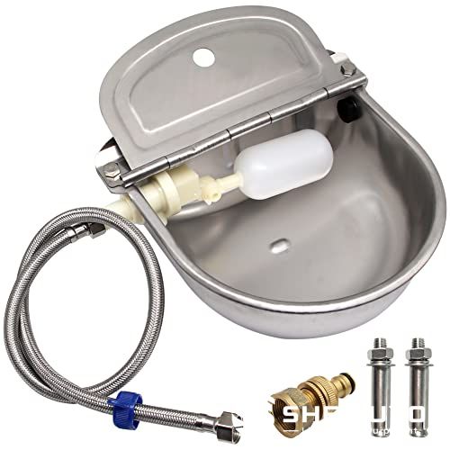 stainless steel float goat drinking bowl