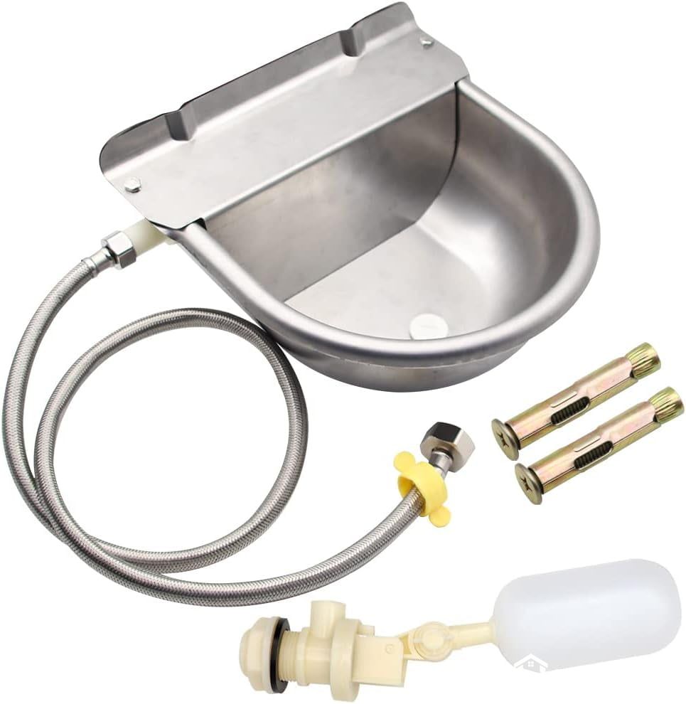 stainless steel automatic float drinking bowl for goats and sheep