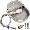 Stainless Steel Float Goat Drinking Bowl
