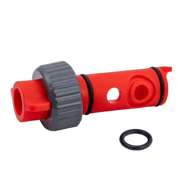 poultry drinking line flushing valve for pressure regulator