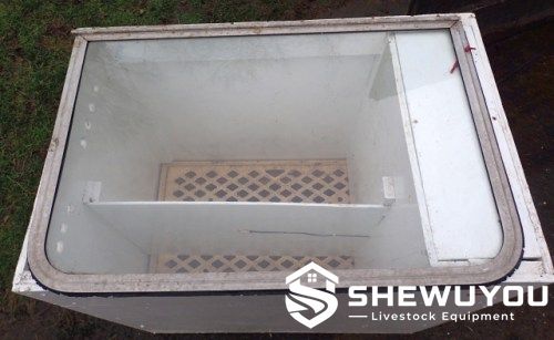 lamb warming box inspection lid and enclosed recovery chamber