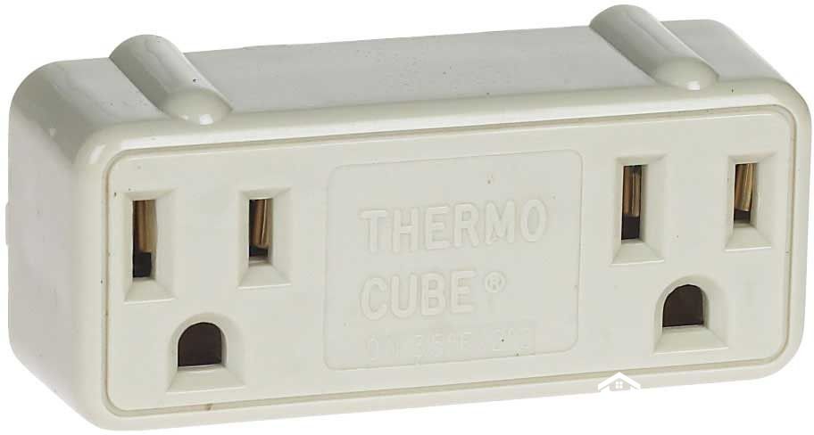 dual outlet temperature controlled farm thermostat