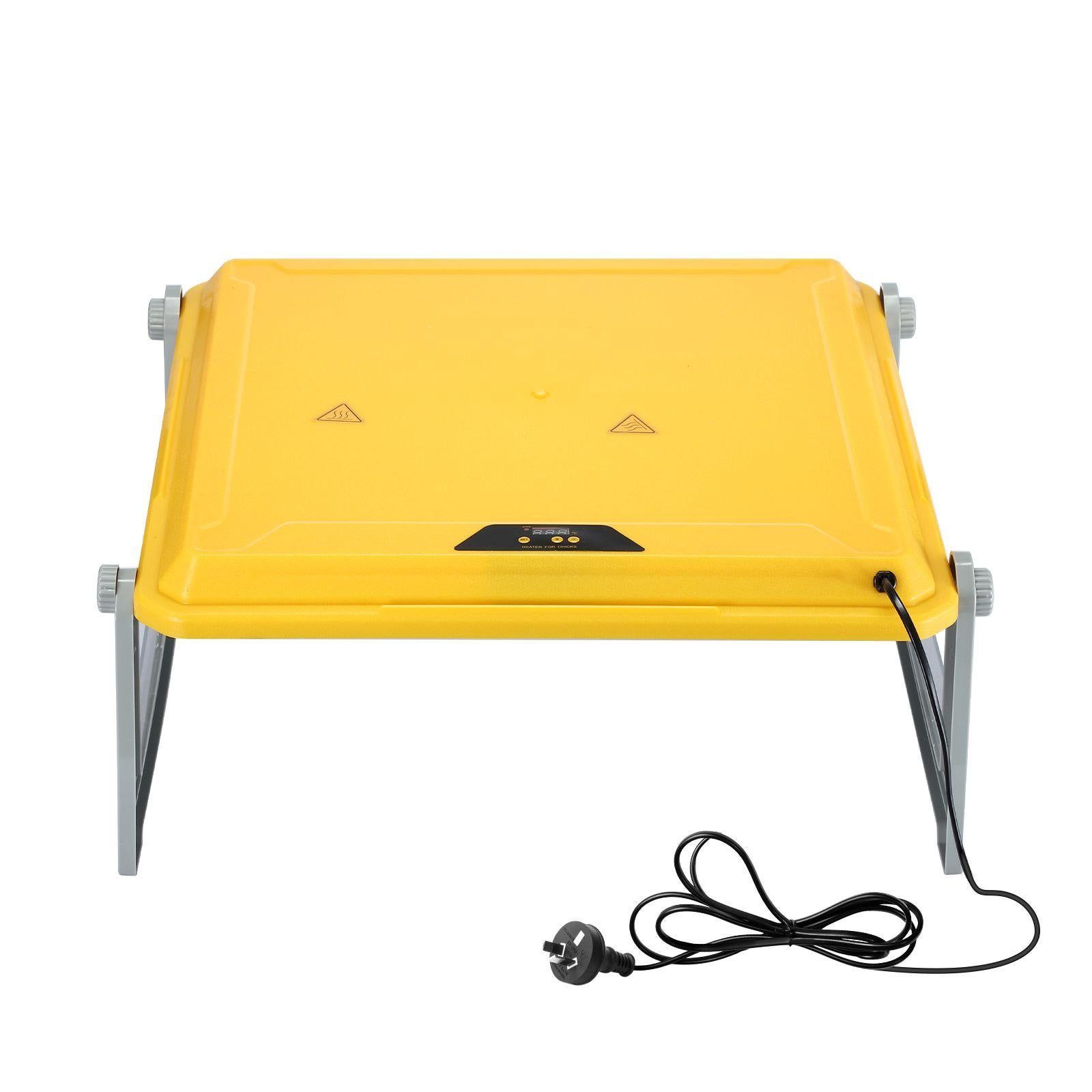yellow adjustable electric poultry brooder heating plate