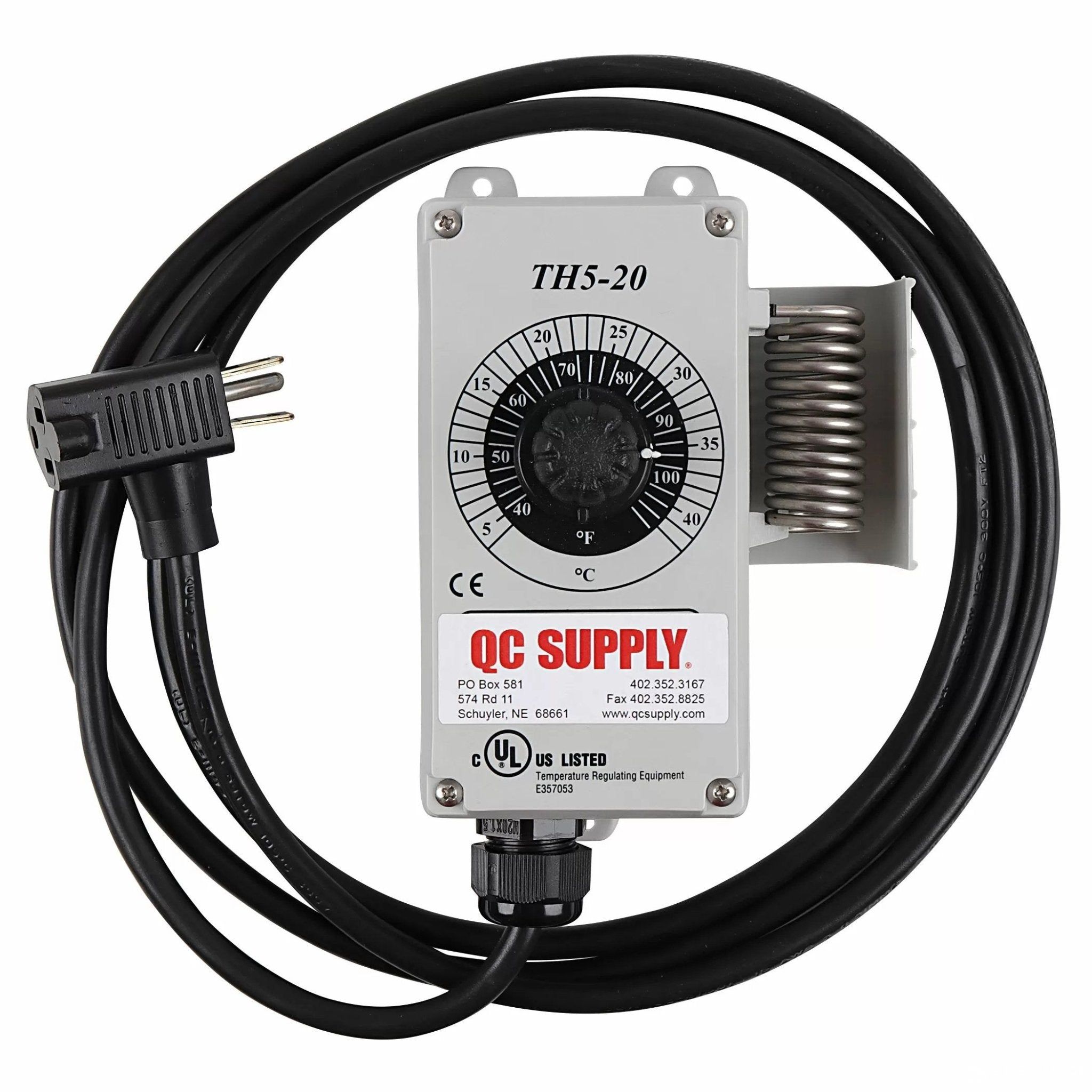 electric brooder heating thermostat controller with sensor