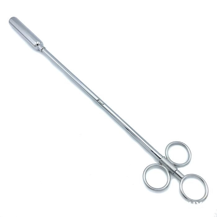 straight stainless steel livestock balling gun