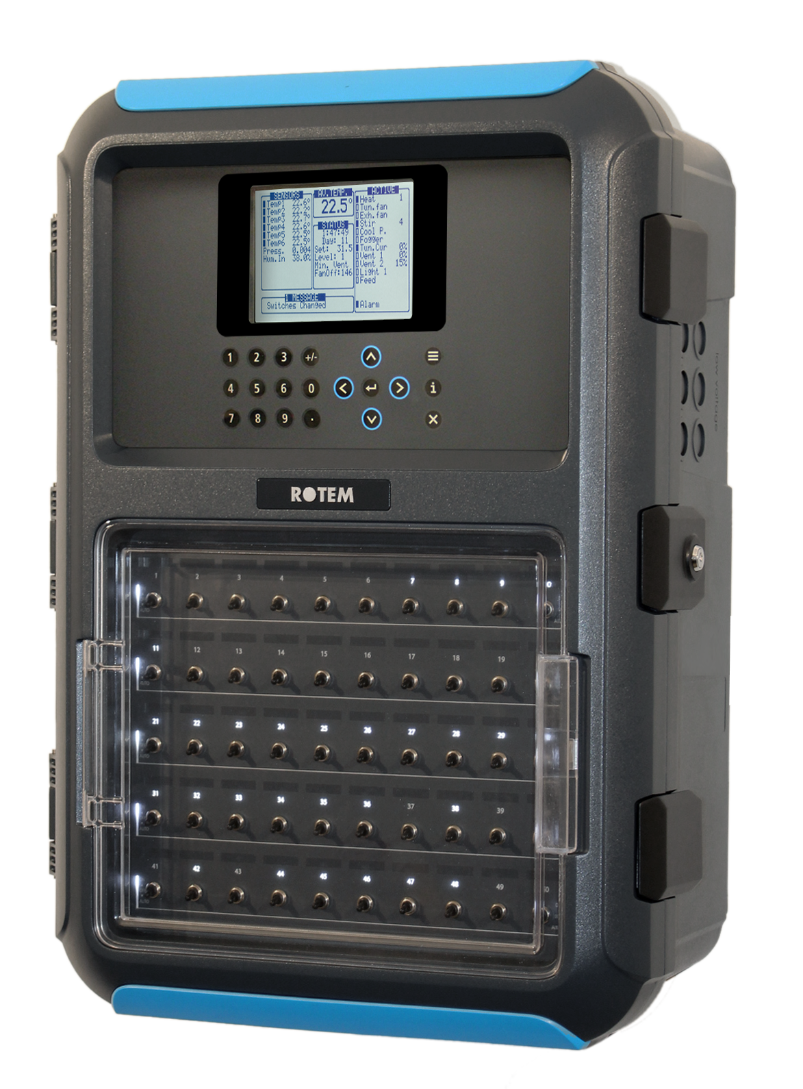 Programmable poultry brooder temperature controller