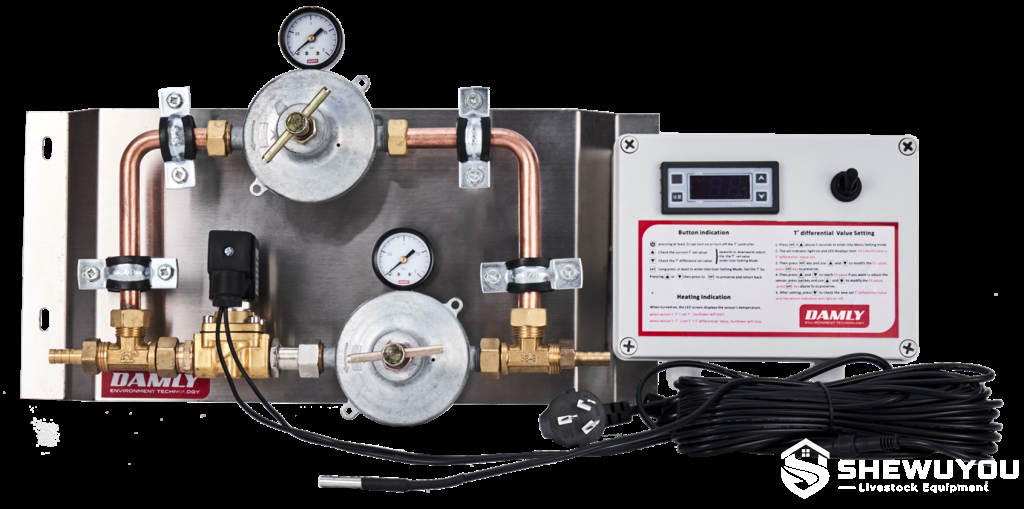 gas brooder regulator with digital temperature controller