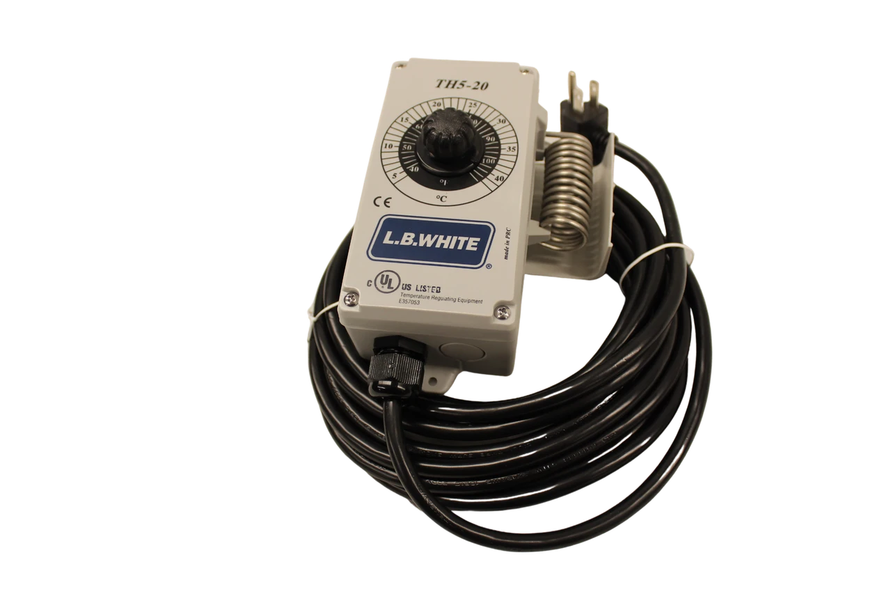agricultural heater thermostat with remote sensor