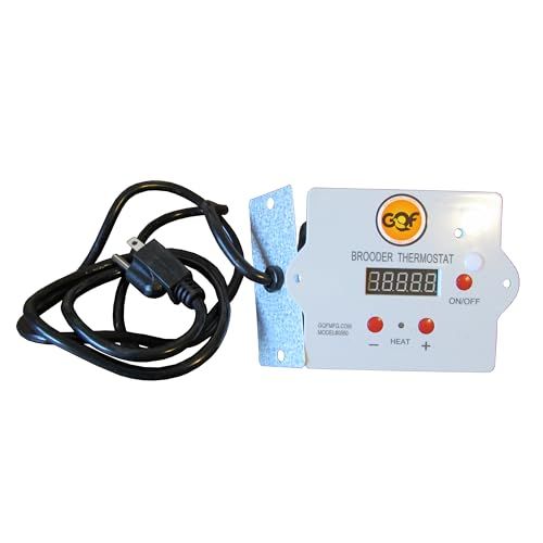 digital brooder thermostat with remote sensor