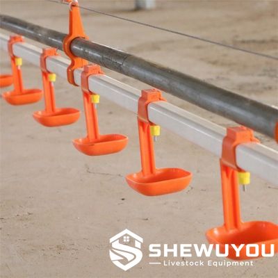poultry layer cage nipple drinking line accessory