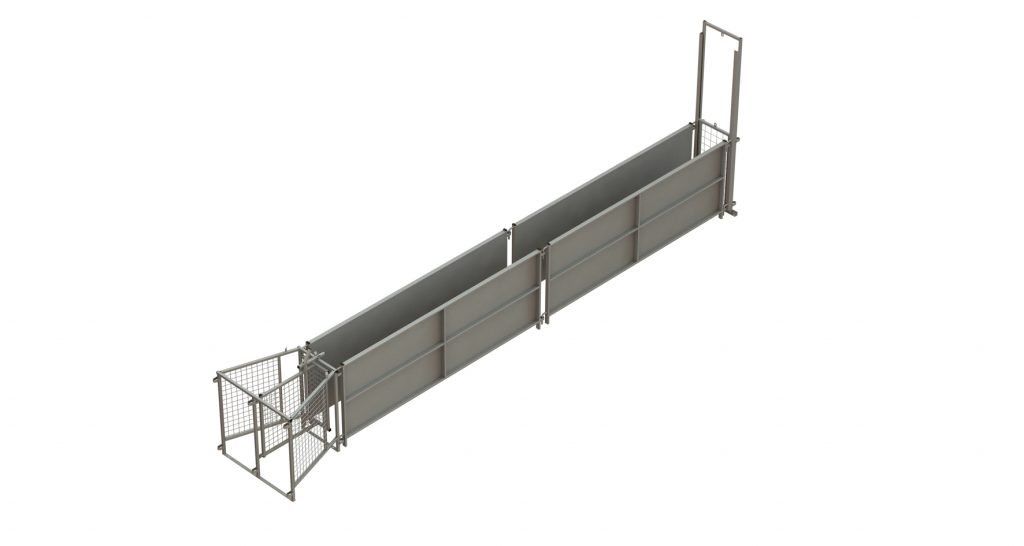 portable sheep handling race