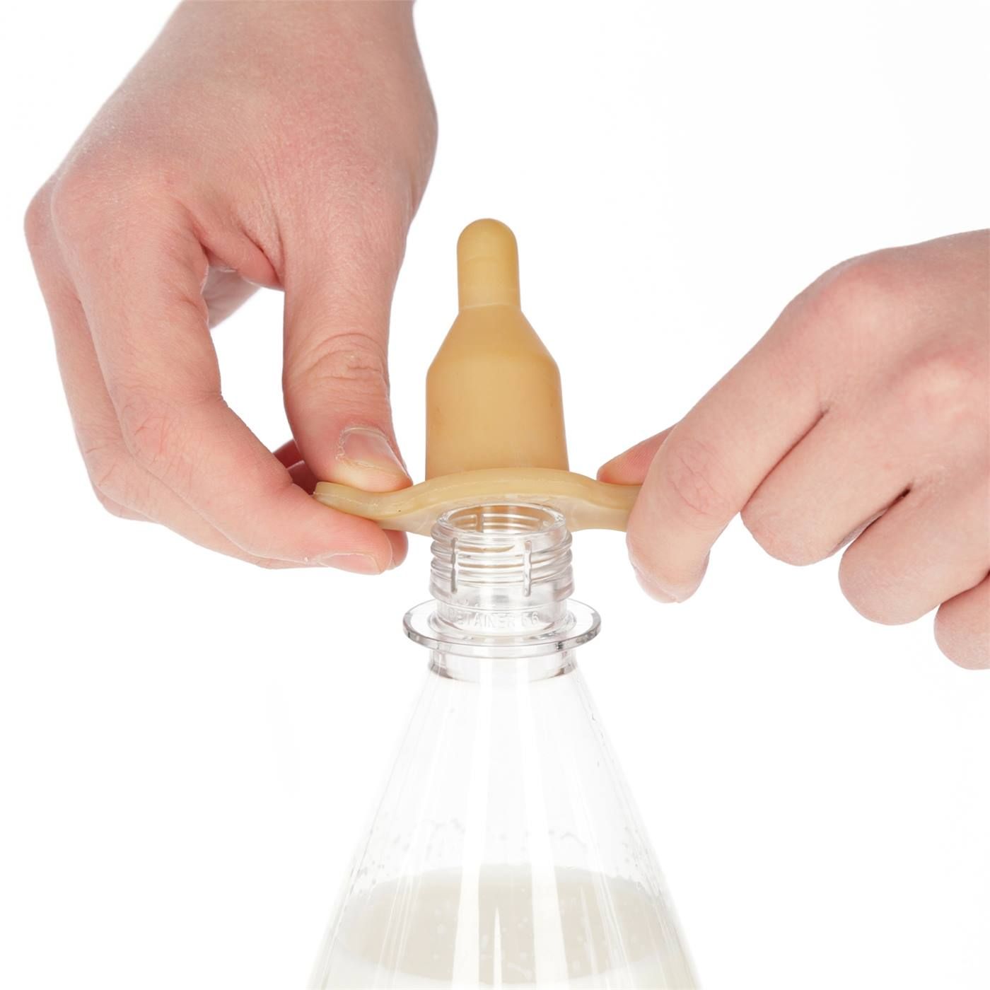lamb bottle teat adapter installation