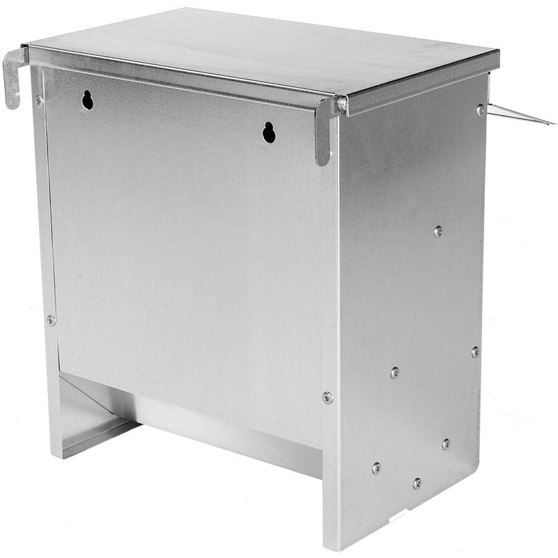Galvanized Metal Poultry Feeder Rear Mounting Structure