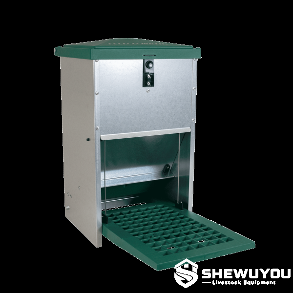 8kg automatic treadle poultry feeder