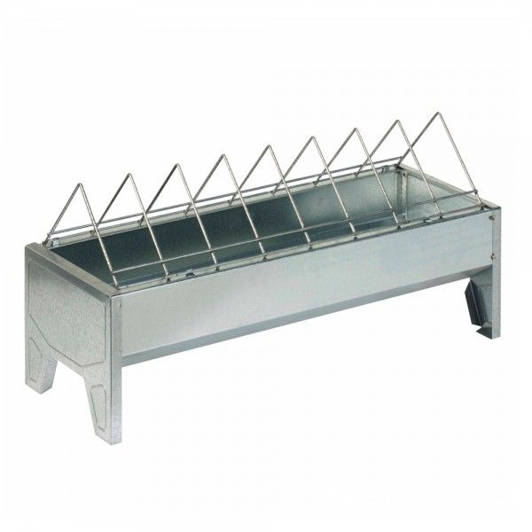 high capacity galvanized poultry trough feeder