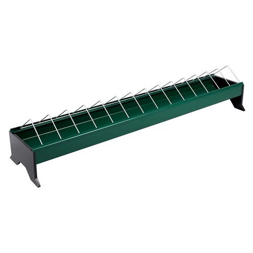 75cm plastic poultry trough feeder with grill