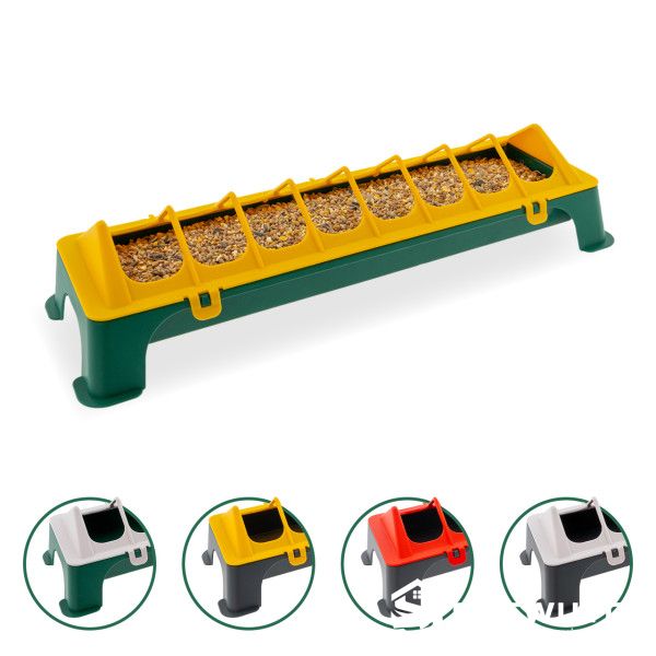 50 cm Plastic Poultry Trough Feeder with Feed
