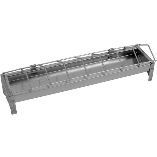 galvanized chick feeder 30cm with wire grill