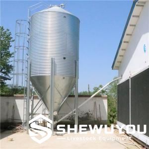 Hot-Dip Galvanized Poultry Feed Silo