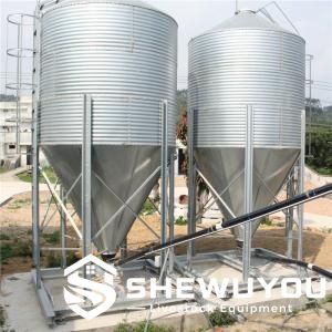 Galvanized Poultry Feed Storage Silo