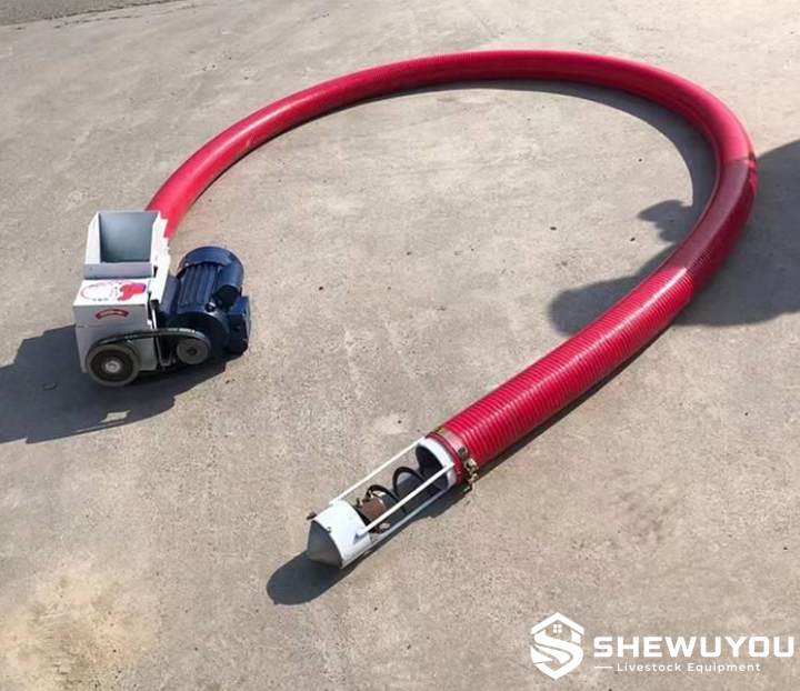 Flexible Auger Conveyor with Feed Hopper