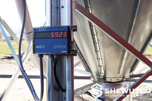 silo weighing system load cell installation