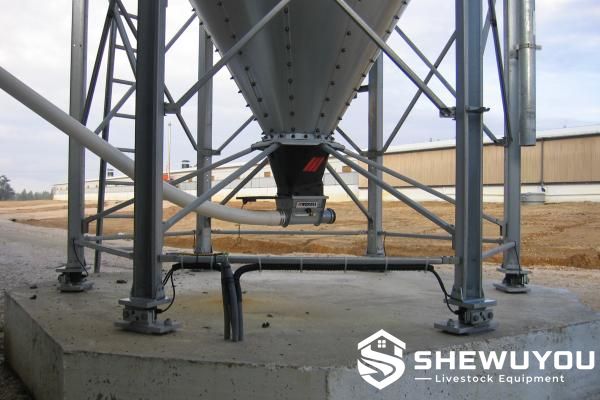 poultry feed silo weighing and monitoring system