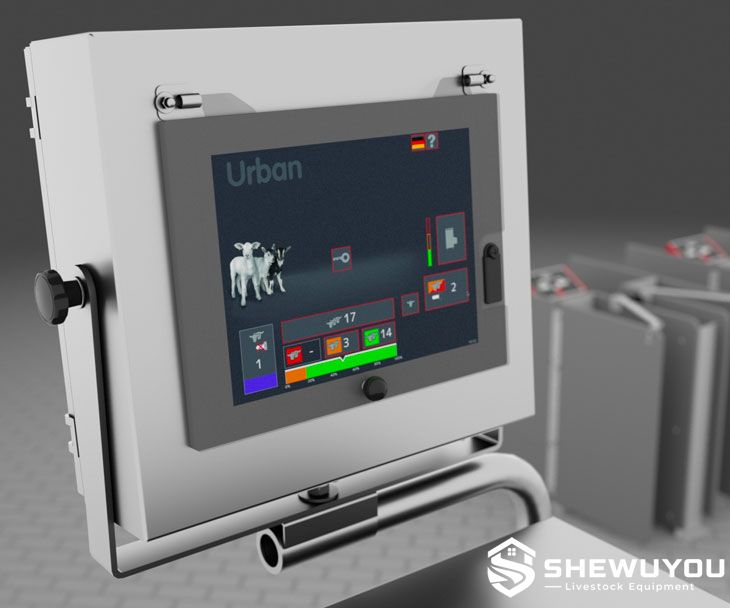 smart lamb feeder touchscreen terminal