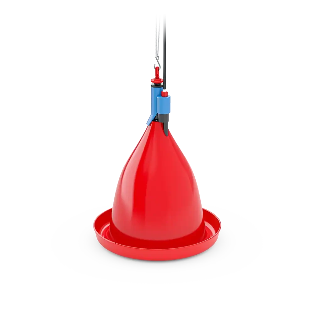 JUMBO-B automatic poultry bell drinker white background