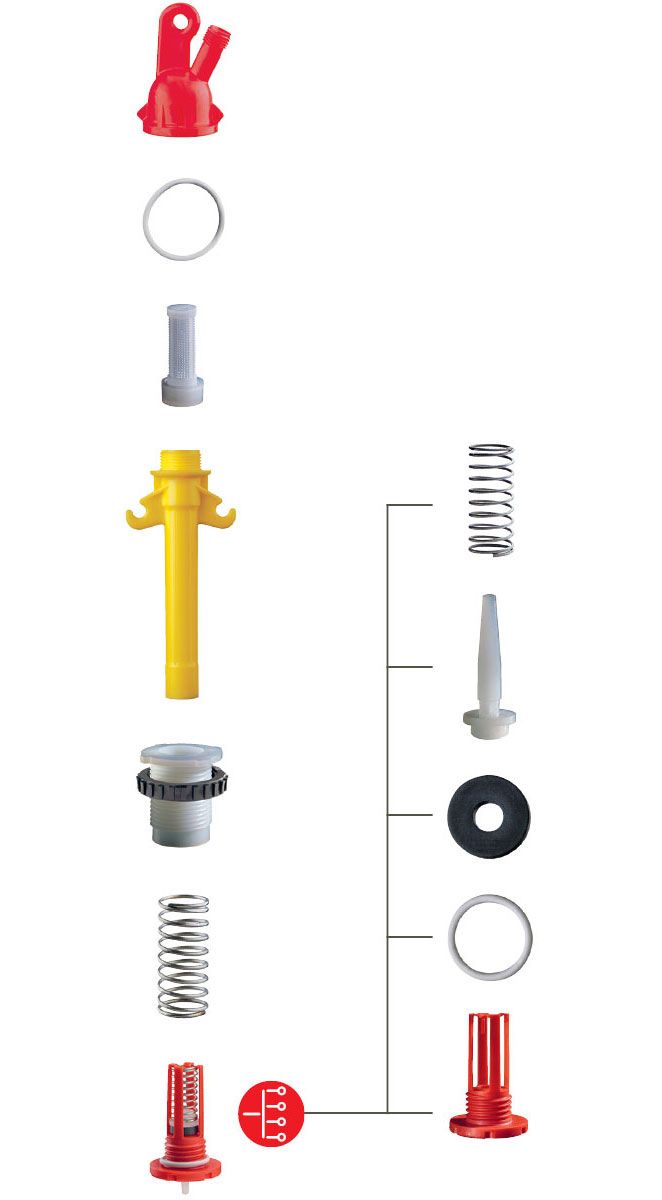 bell drinker water level valve component diagram