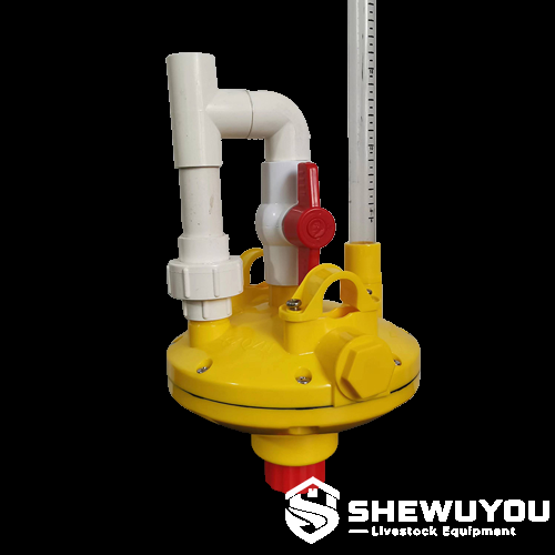 poultry drinking water pressure regulator assembly
