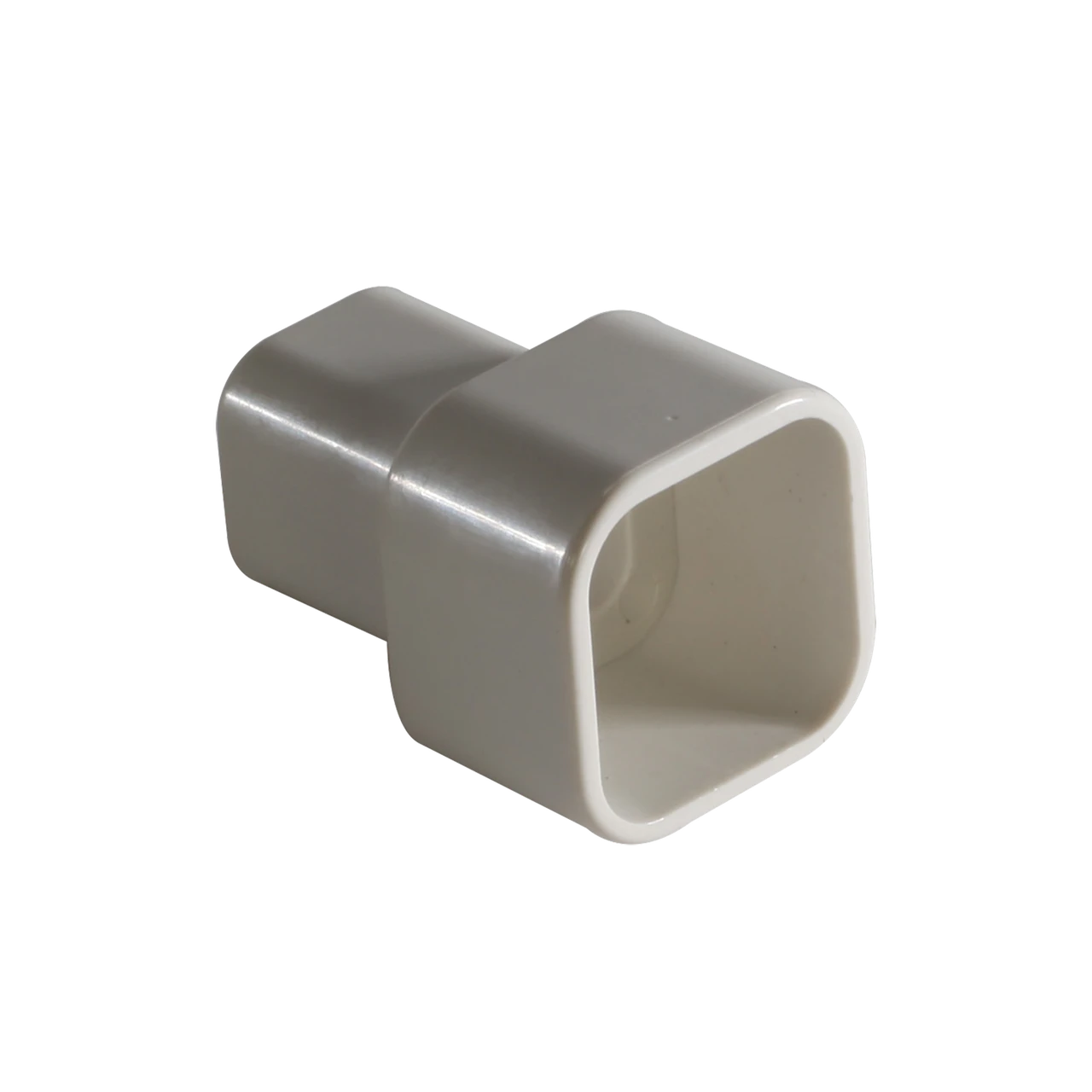 square to square poultry drinking pipe transition coupling