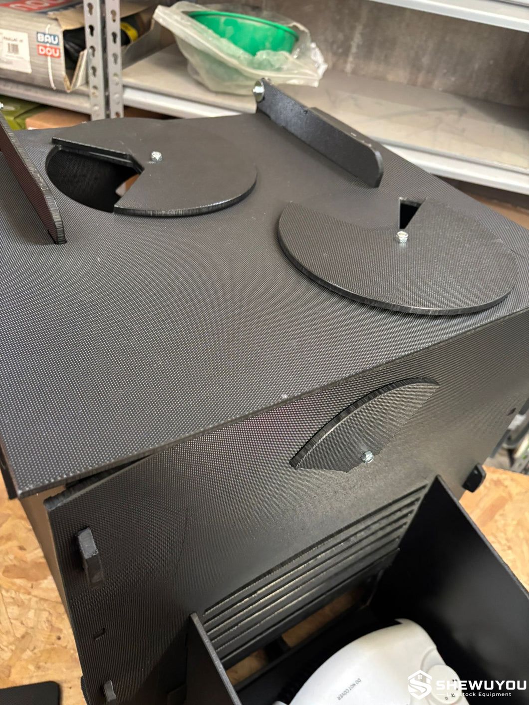 lamb warming box warm air heater compartment