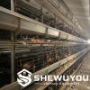 Layer Cage System with Automatic Manure Removal System