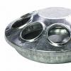 Round Galvanized Chick Feeder