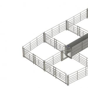 Sheep Panel with Sliding Gate - SHEWUYOU Livestock Equipment