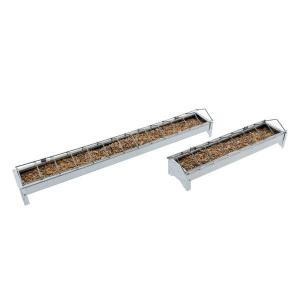 Galvanized Chick Feeder with Wire Grill - SHEWUYOU Livestock Equipment