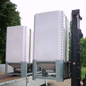 Compact Fiberglass Feed Silo - SHEWUYOU Livestock Equipment