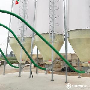 Flexible Auger Feed Conveyor System - SHEWUYOU Livestock Equipment