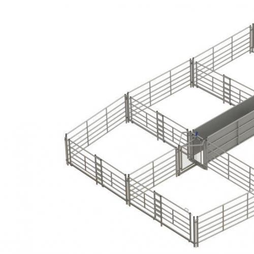Sheep Panel with Sliding Gate - SHEWUYOU Livestock Equipment