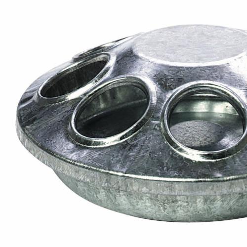 Round Galvanized Chick Feeder - SHEWUYOU Livestock Equipment
