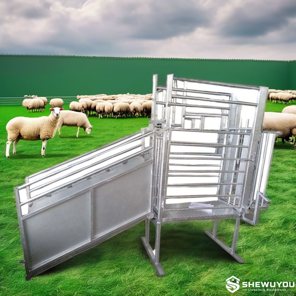 portable livestock loading ramp for sheep and goats