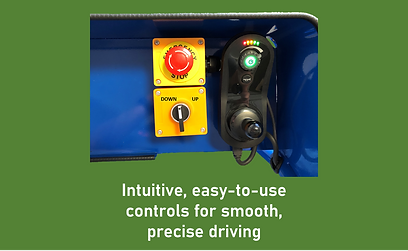 Poultry inspection trolley operator controls