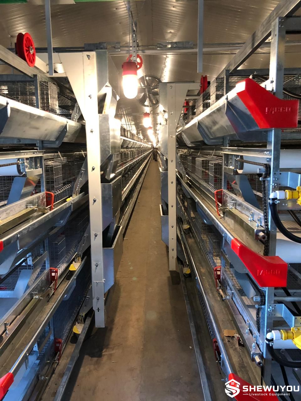 broiler cage inspection trolley application