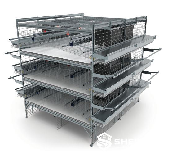 multi-tier layer aviary poultry equipment