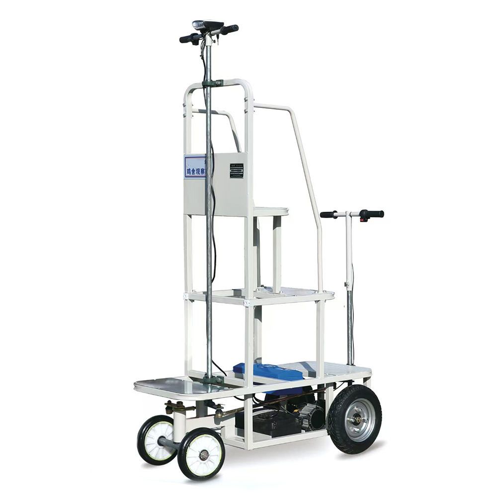 narrow aisle poultry lifting inspection vehicle