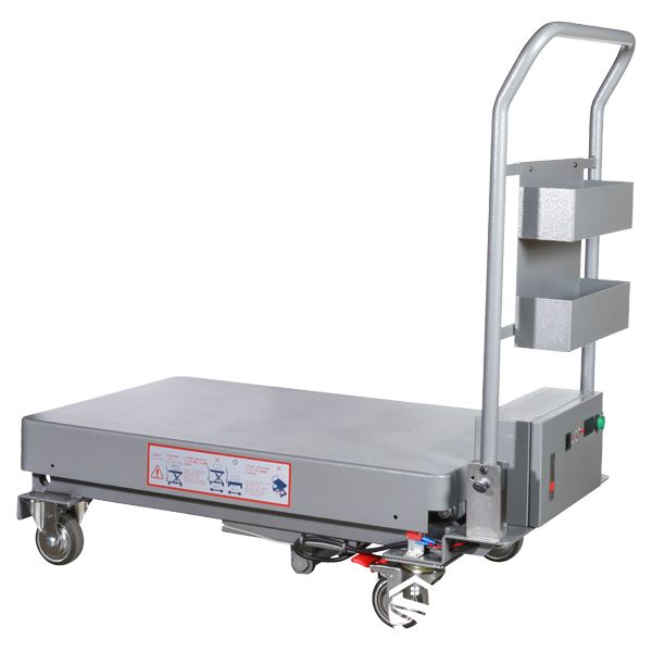 Compact electric lifting trolley for livestock facility maintenance
